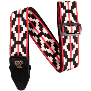 Ernie Ball 5322 Strap Jacquard Ristra Red