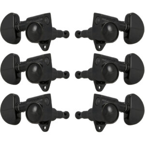 Grover 102-18BC Black Acoustic Rotomatic 3 x 3