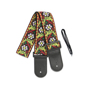 Groovit 0001 Sangle Jacquard Motif Rouge