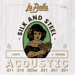 La Bella 710L 11/51 Silk and Steel Cordes Acoustiques