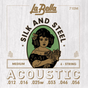 La Bella 710M 12/56 Silk and Steel Cordes Acoustiques