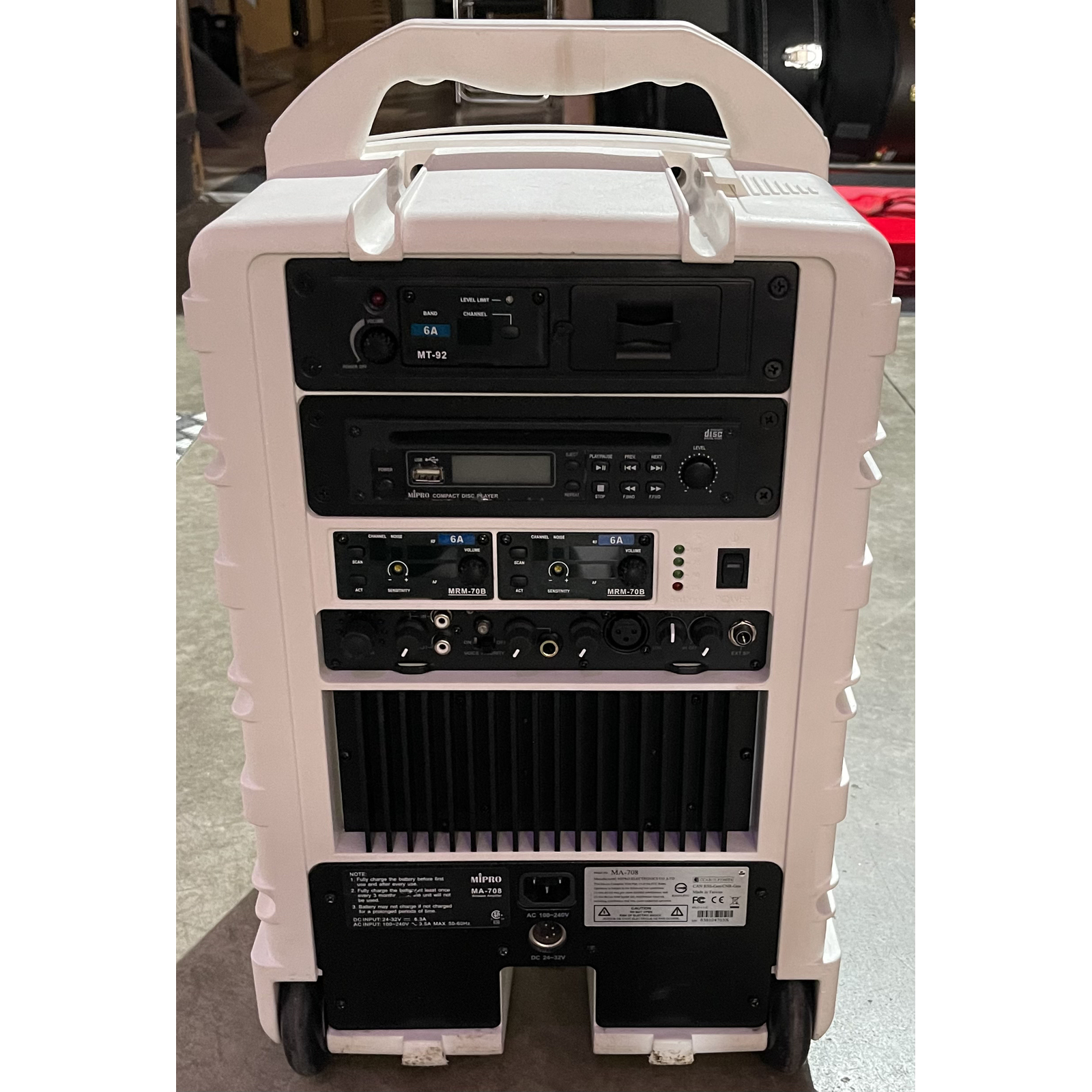 Mipro MA708 PA White Enceinte sur batterie Occasion