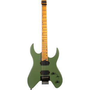 Spira Guitars S400 Headless Satin Green