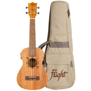 Flight DUC323 EQ Mahogany Concert